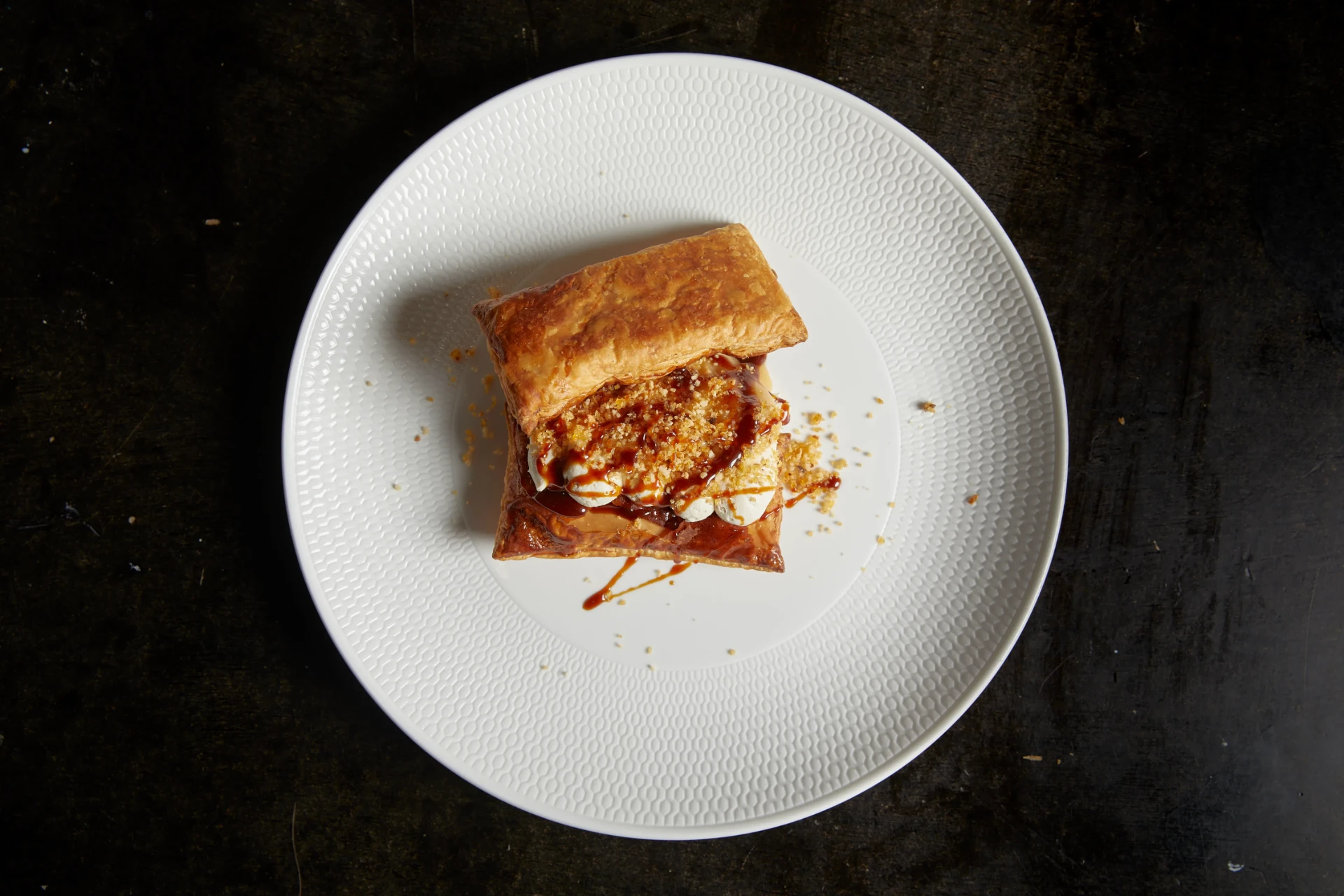 Caramel millefeuille — Kreative Catering, Sydney event catering