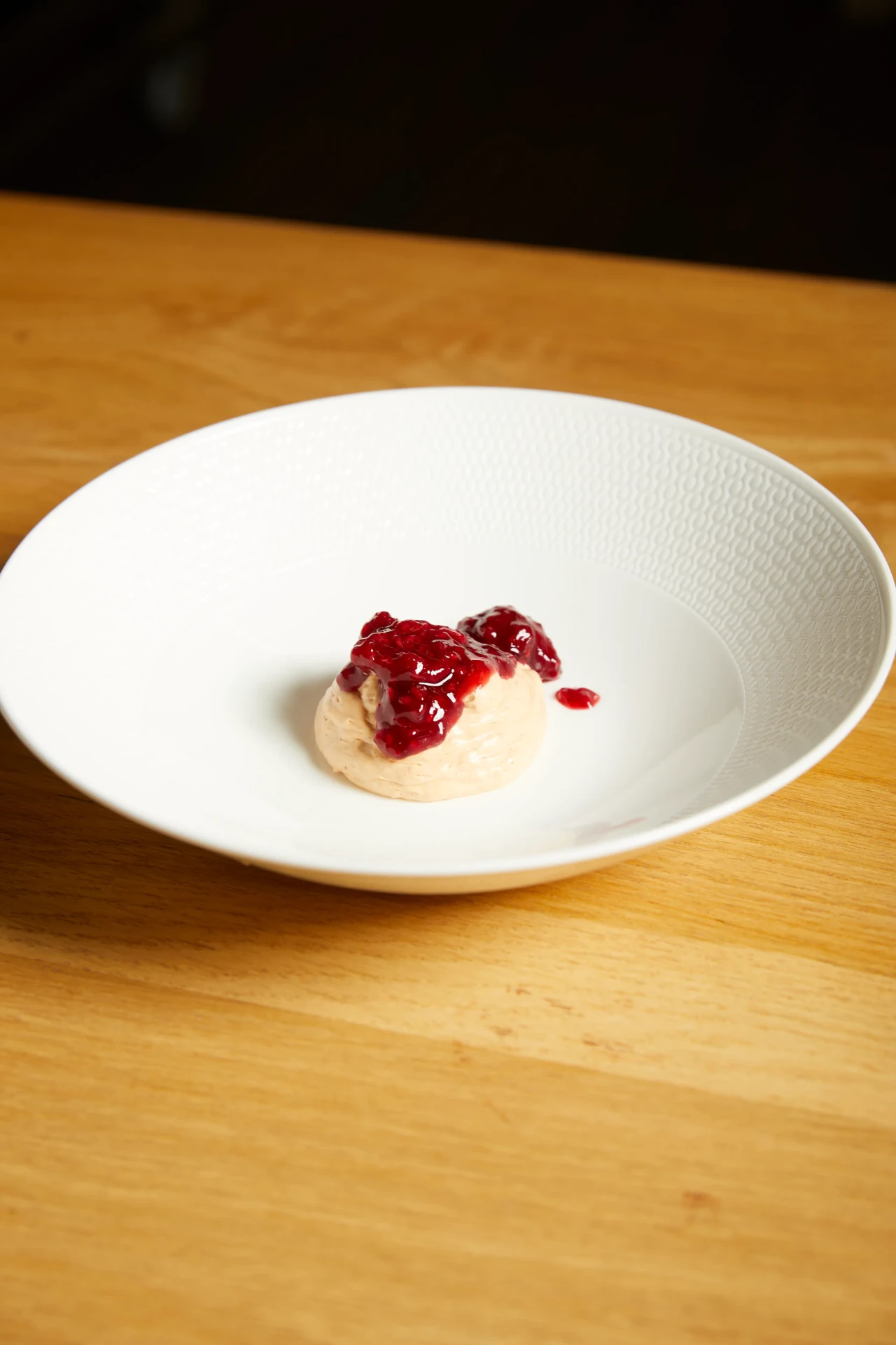 Whipped parfait with raspberry — Kreative Catering, Sydney event catering